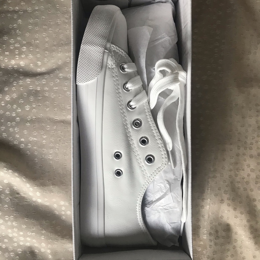 White fashion sneaker